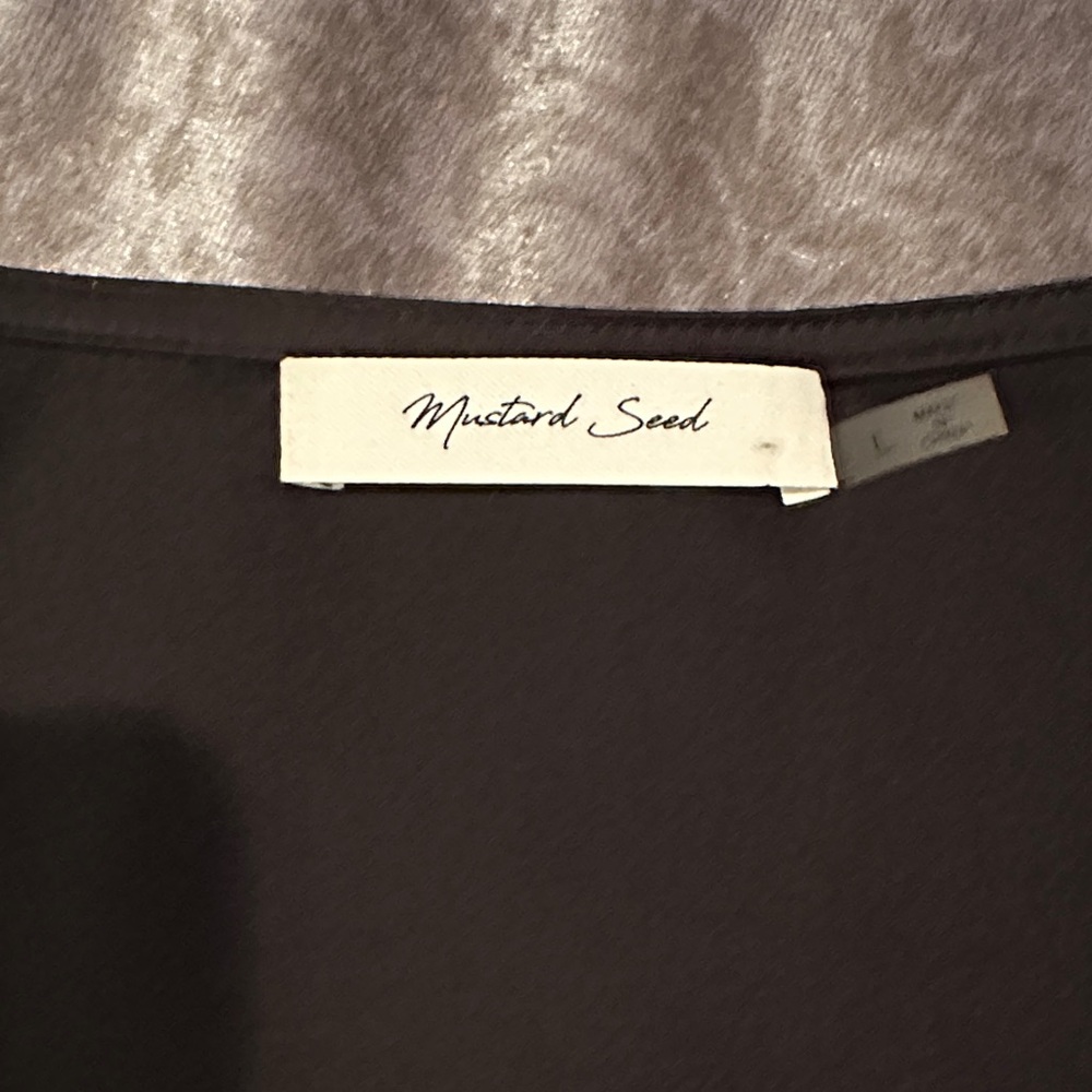 Black Ruched Blouse - Picture 6 of 7